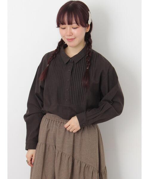 セール】切替ピンタックブラウス（シャツ/ブラウス）｜Samansa Mos2