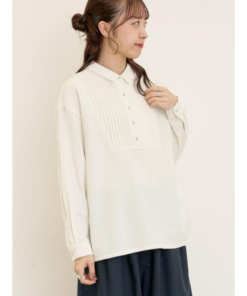 切替ピンタックブラウス（シャツ/ブラウス）｜Samansa Mos2（サマンサ