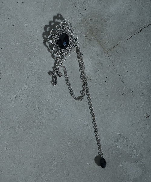 Ellno Loset（エルノロゼット）の「ビジューブローチ（ブローチ/コサージュ・メンズ・B/A・FREE）」の4枚目の写真