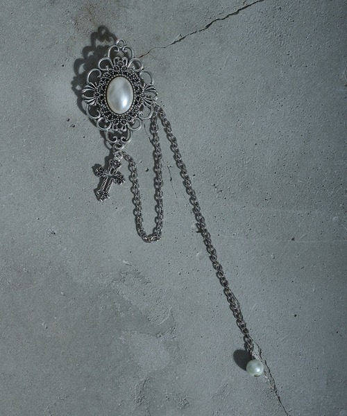 Ellno Loset（エルノロゼット）の「ビジューブローチ（ブローチ/コサージュ・メンズ・B/A・FREE）」の5枚目の写真