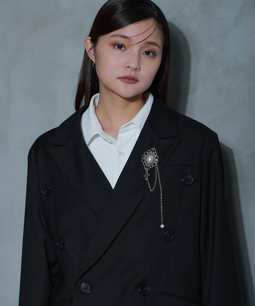 Ellno Loset（エルノロゼット）の「ビジューブローチ（ブローチ/コサージュ・メンズ・B/A・FREE）」の3枚目の写真