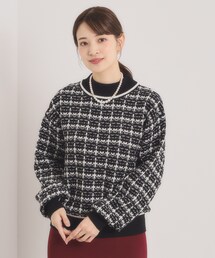 ITS'DEMO | 【手洗い可】ツイードニット(ニット/セーター)