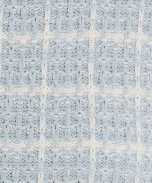 ITS'DEMO（イッツデモ）の「【手洗い可】ツイードニット（ニット/セーター・レディース・サックスブルー系3/ブラック系3/ホワイト系6/ピンク系その他・00）」の19枚目の写真