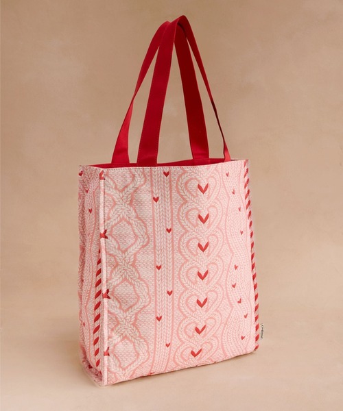 Cath Kidston(キャスキッドソン)の「リボン ブックバッグKnit Print(トートバッグ・レディース・その他・FREE)」の3枚目の写真