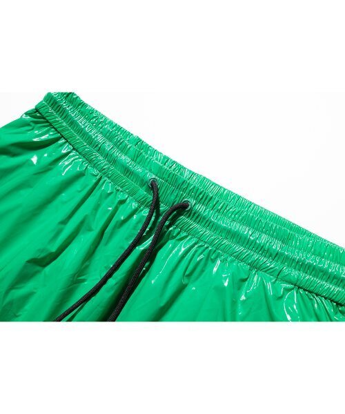 MASSNOUN(マスノウン)の「Cロゴ ワンタック サテン ワイド ショートパンツ MSHSP005-GN(その他パンツ・レディース・その他・MEDIUM/LARGE)」の3枚目の写真