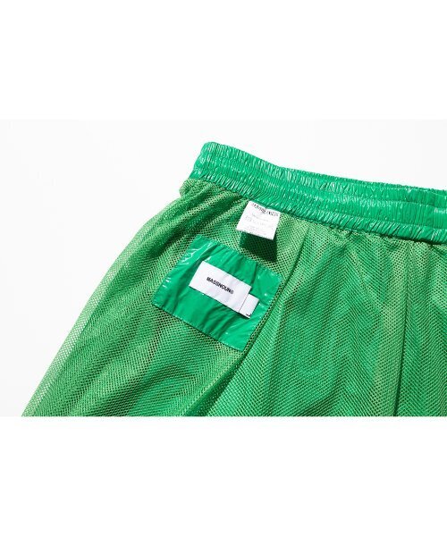 MASSNOUN(マスノウン)の「Cロゴ ワンタック サテン ワイド ショートパンツ MSHSP005-GN(その他パンツ・レディース・その他・MEDIUM/LARGE)」の7枚目の写真