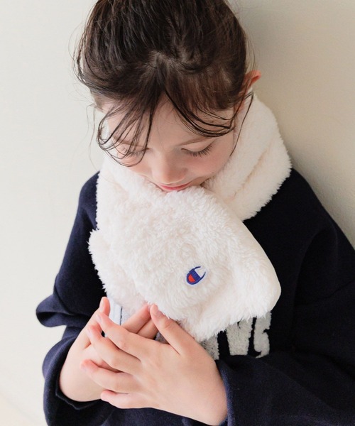 セール】【Champion(チャンピオン)】ベロアサシコミマフラー(KIDS