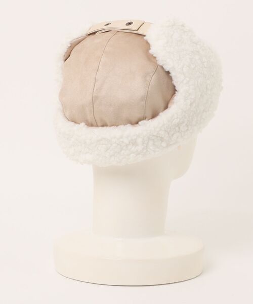 kaorinomori（カオリノモリ）の「kaorinomori×ももた モコパイロット / カオリノモリ（ハット・レディース・ライトベージュ/ブラウン・58cm）」の7枚目の写真