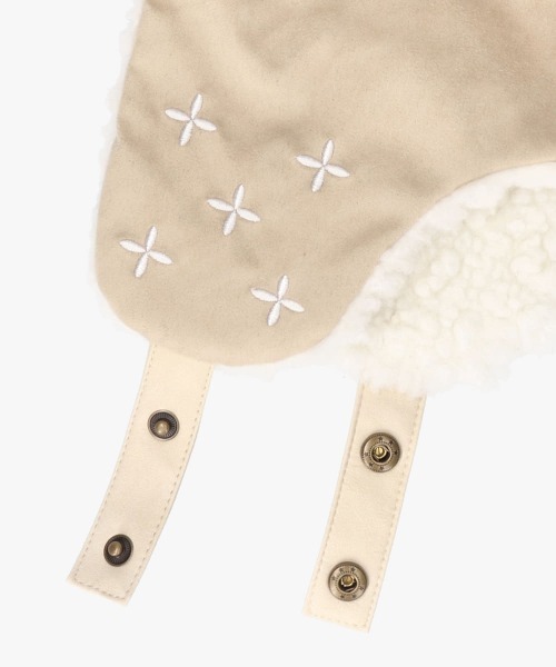 kaorinomori（カオリノモリ）の「kaorinomori×ももた モコパイロット / カオリノモリ（ハット・レディース・ライトベージュ/ブラウン・58cm）」の6枚目の写真