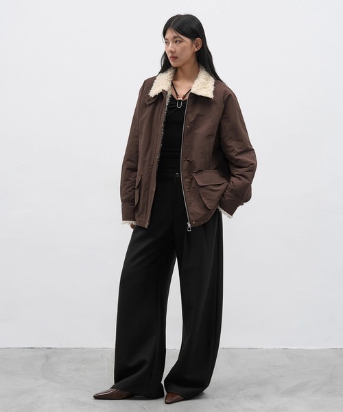 EIGHTHMONTH（エイスマンス）の「タイベルト ワイドトラウザー EM25a129【EIGHTHMONTH】（その他パンツ・レディース・ブラック・L/M/S）」の21枚目の写真