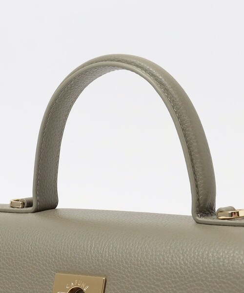 CAFUNE（カフネ）の「■CAFUNE  MEDIUM STANCE バッグ（ハンドバッグ・レディース・アッシュブラウン/セージグリーン/ブラック・FREE）」の9枚目の写真