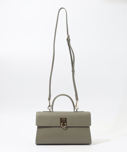 CAFUNE（カフネ）の「■CAFUNE  MEDIUM STANCE バッグ（ハンドバッグ・レディース・アッシュブラウン/セージグリーン/ブラック・FREE）」の13枚目の写真