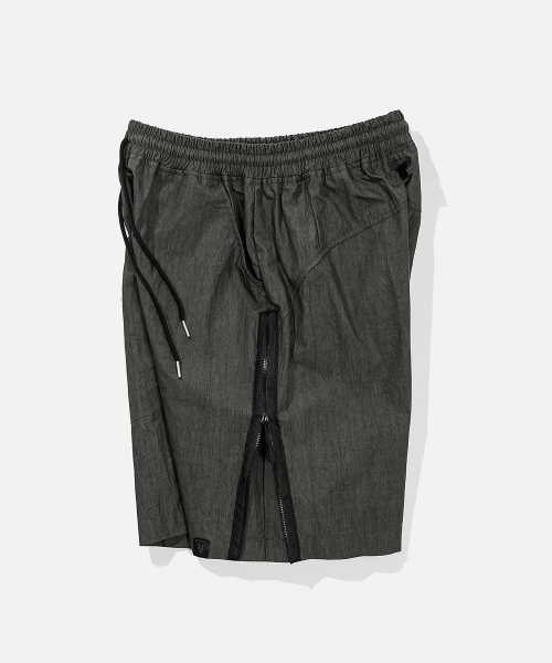 VASTIC(バスティック)の「サイドジップリングクルハーフパンツ_チャコール(その他パンツ・メンズ・その他・LARGE/MEDIUM)」の3枚目の写真