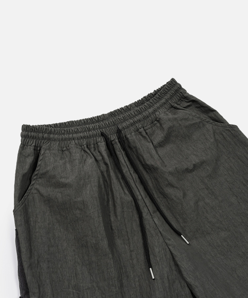 VASTIC(バスティック)の「サイドジップリングクルハーフパンツ_チャコール(その他パンツ・メンズ・その他・LARGE/MEDIUM)」の4枚目の写真