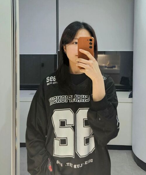 DRIX(ドリックス)の「ラグビーオーバーサイズジャージロングスリーブ_ブラック(Tシャツ/カットソー・メンズ・その他・LARGE/X-LARGE/MEDIUM/XX-LARGE)」の17枚目の写真