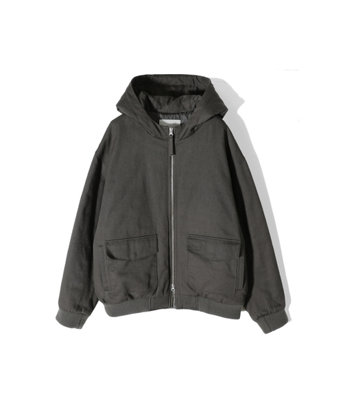 HORLISUN(ホーリーサン)の「Mendoza Padding Hood Jacket Charcoal(ダウンジャケット/コート・メンズ・その他・SMALL/MEDIUM/LARGE)」の1枚目の写真