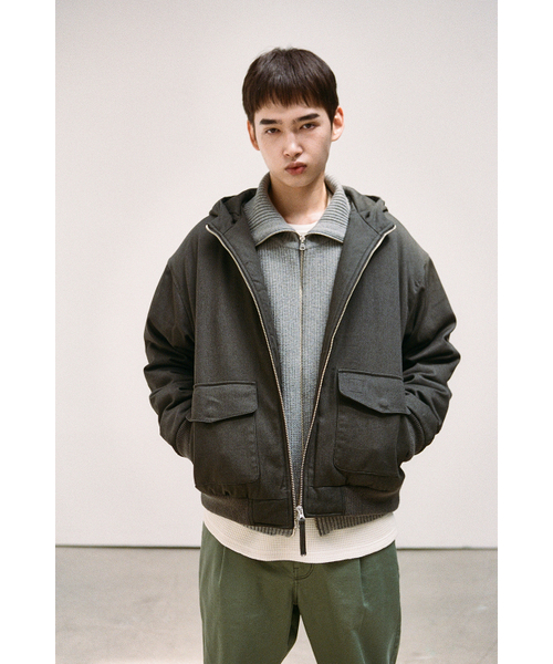 HORLISUN(ホーリーサン)の「Mendoza Padding Hood Jacket Charcoal(ダウンジャケット/コート・メンズ・その他・SMALL/MEDIUM/LARGE)」の10枚目の写真