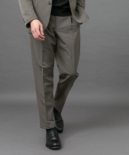 URBAN RESEARCH DOORS(アーバンリサーチドアーズ)の「LIFE STYLE TAILOR 4WAYストレッチメランジパンツ(スーツパンツ・メンズ・ライトカーキ/ブラウン/ネイビー・MEDIUM/LARGE/X-LARGE/SMALL)」の3枚目の写真