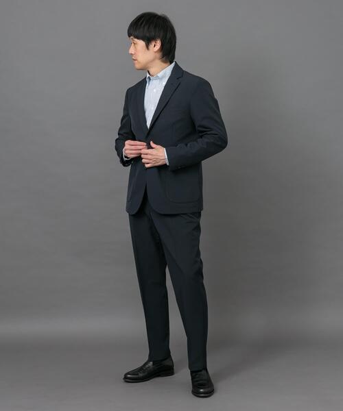 URBAN RESEARCH DOORS(アーバンリサーチドアーズ)の「LIFE STYLE TAILOR 4WAYストレッチメランジパンツ(スーツパンツ・メンズ・ライトカーキ/ブラウン/ネイビー・MEDIUM/LARGE/X-LARGE/SMALL)」の9枚目の写真