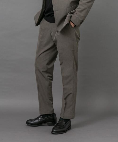 URBAN RESEARCH DOORS(アーバンリサーチドアーズ)の「LIFE STYLE TAILOR 4WAYストレッチメランジパンツ(スーツパンツ・メンズ・ライトカーキ/ブラウン/ネイビー・MEDIUM/LARGE/X-LARGE/SMALL)」の16枚目の写真