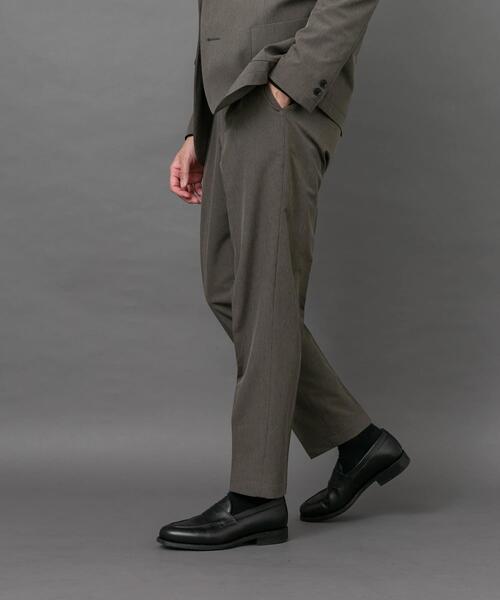 URBAN RESEARCH DOORS(アーバンリサーチドアーズ)の「LIFE STYLE TAILOR 4WAYストレッチメランジパンツ(スーツパンツ・メンズ・ライトカーキ/ブラウン/ネイビー・MEDIUM/LARGE/X-LARGE/SMALL)」の17枚目の写真