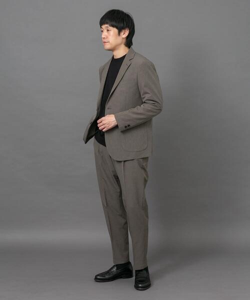 URBAN RESEARCH DOORS(アーバンリサーチドアーズ)の「LIFE STYLE TAILOR 4WAYストレッチメランジパンツ(スーツパンツ・メンズ・ライトカーキ/ブラウン/ネイビー・MEDIUM/LARGE/X-LARGE/SMALL)」の19枚目の写真