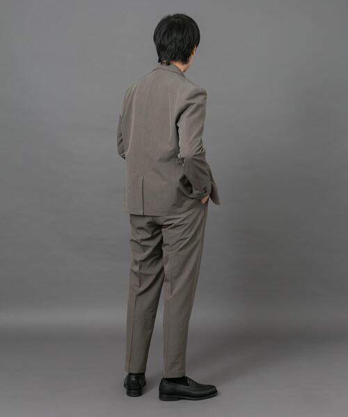 URBAN RESEARCH DOORS(アーバンリサーチドアーズ)の「LIFE STYLE TAILOR 4WAYストレッチメランジパンツ(スーツパンツ・メンズ・ライトカーキ/ブラウン/ネイビー・MEDIUM/LARGE/X-LARGE/SMALL)」の20枚目の写真
