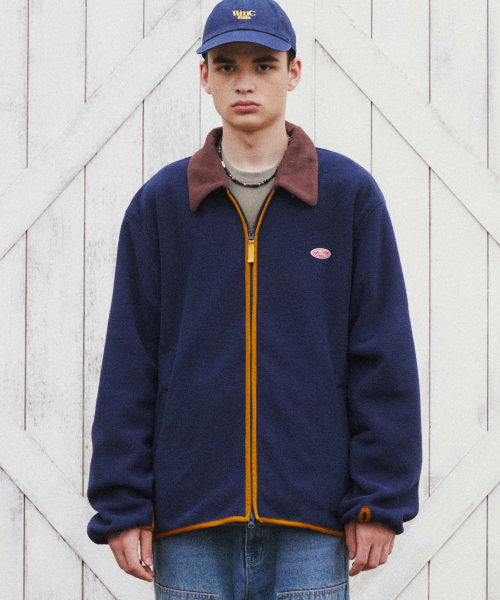 WMC（ダブリューエムシー）の「ソフトフリースジャケット_NAVY（その他アウター・メンズ・ネイビー・MEDIUM/LARGE/SMALL）」の5枚目の写真