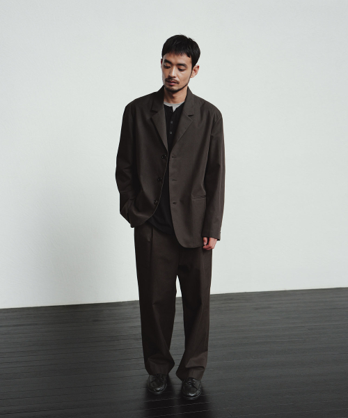 BLANKROOM(ブランクルーム)の「マティトラウザー_BLACK CHOCOLATE(その他パンツ・メンズ・その他・0/2/1/3)」の6枚目の写真