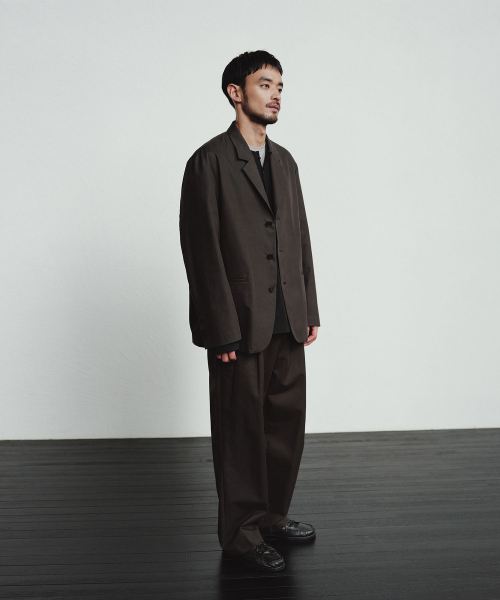 BLANKROOM(ブランクルーム)の「マティトラウザー_BLACK CHOCOLATE(その他パンツ・メンズ・その他・0/2/1/3)」の5枚目の写真