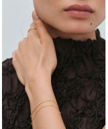 ANOTHERLAYER（アナザーレイヤー）の「Soft Mini Ball Bracelet - Gold (silver925)（ブレスレット）」