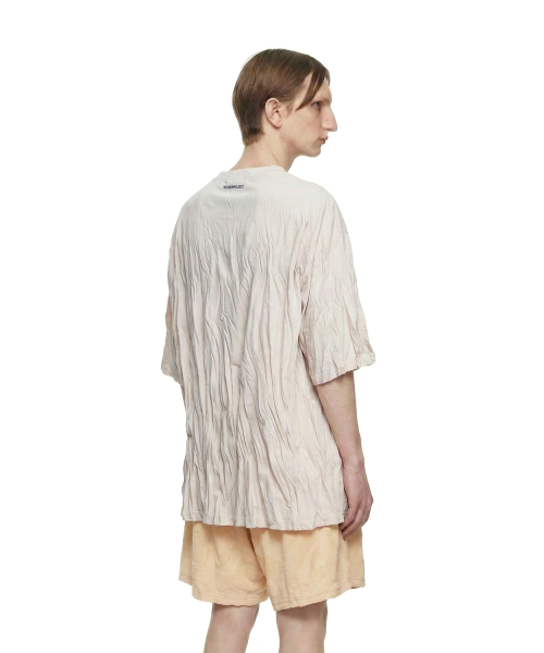 TRUNK PROJECT(トランクプロジェクト)の「Crinkled T-shirt_White(Tシャツ/カットソー・レディース・ホワイト・LARGE/SMALL/X-SMALL)」の5枚目の写真