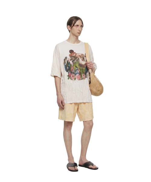 TRUNK PROJECT(トランクプロジェクト)の「Crinkled T-shirt_White(Tシャツ/カットソー・レディース・ホワイト・LARGE/SMALL/X-SMALL)」の6枚目の写真