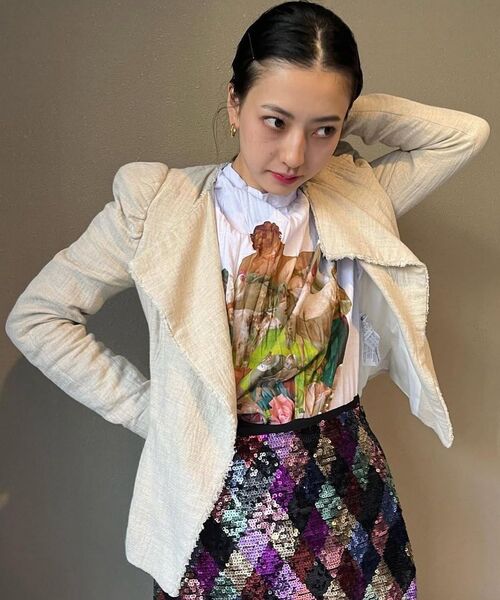 TRUNK PROJECT(トランクプロジェクト)の「Crinkled T-shirt_White(Tシャツ/カットソー・レディース・ホワイト・LARGE/SMALL/X-SMALL)」の16枚目の写真
