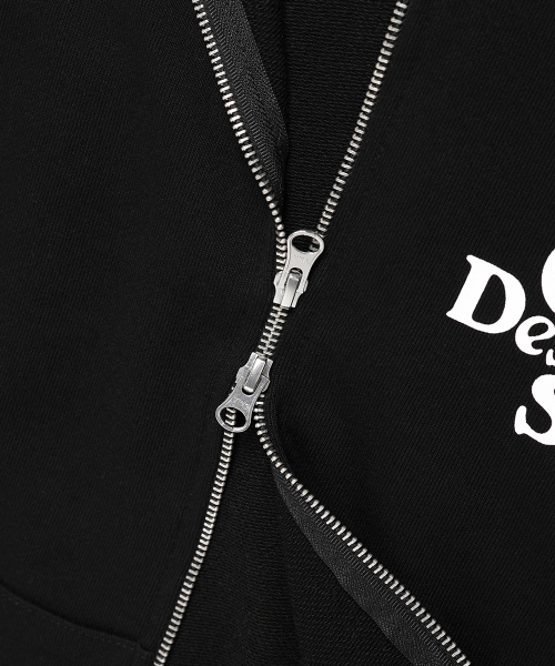 Cavish(カビシ)の「SELLER LOGO ZIP UP HOODIE BLACK(CV2FSUM480A)(パーカー・レディース・ブラック・SMALL/MEDIUM/LARGE/X-LARGE)」の5枚目の写真