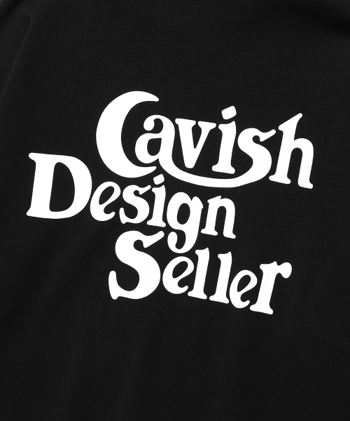 Cavish(カビシ)の「SELLER LOGO ZIP UP HOODIE BLACK(CV2FSUM480A)(パーカー・レディース・ブラック・SMALL/MEDIUM/LARGE/X-LARGE)」の6枚目の写真