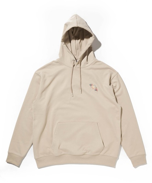 Arnold Palmer（アーノルドパーマー）の「アンブレラモチーフ シェア スウェットフーディ（パーカー・レディース・オレンジ/ブラック/グレイッシュベージュ・LL/L/M/S/XS）」の2枚目の写真