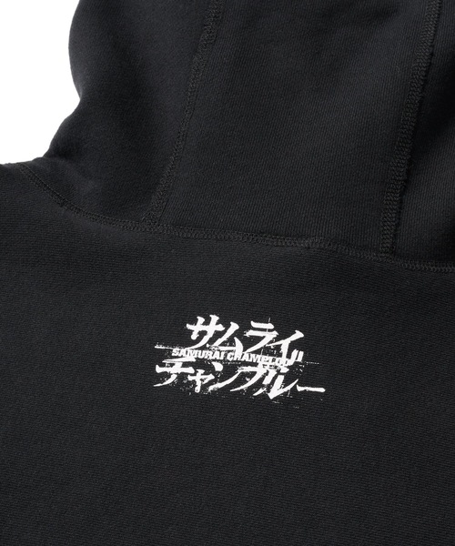 FTC（エフティーシー）の「FTC x SAMURAI CHAMPLOO |            JIN HOODY（パーカー・メンズ・ブラック/グレー・MEDIUM/LARGE/X-LARGE）」の6枚目の写真
