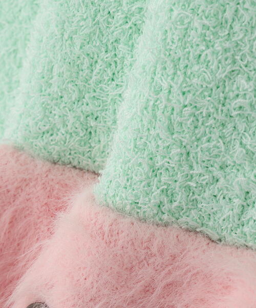 amok（アモク）の「amok /アモク/COLLARLESS KNIT JACKET（カーディガン/ボレロ・メンズ・グレー/ネイビー・F）」の15枚目の写真