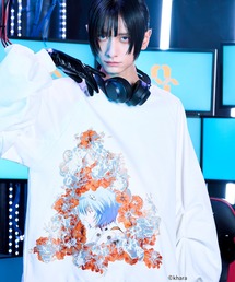 Ellno Loset | 【EVANGELION（エヴァンゲリオン）コラボ】フェイスプリントスウェット(スウェット)