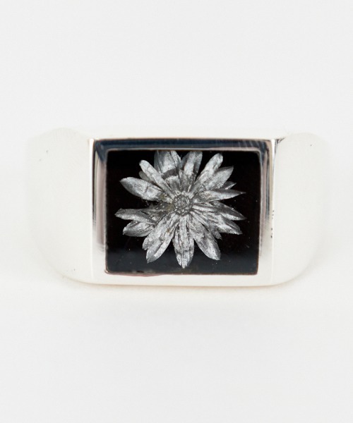 XOLO JEWELRY/ショロジュエリー] フラワー シグネットリング（リング