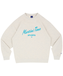 MARTINI TIME ATLANTA SWEATSHIRTS 02 (MELANGE IVORY)