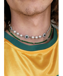 AG47（エイジー47）の「23-Necklace49 Green Daisy Choker（ネックレス）」