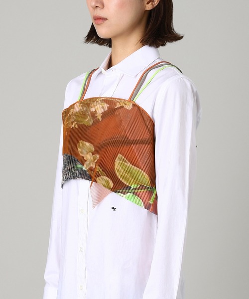 kotohayokozawa（コトハヨコザワ）の「kotohayokozawa 3LOOP CAMI fmn exclusive TDX5A-CMI-FMN（タンクトップ・レディース・ブラウン/パープル・FREE）」の14枚目の写真