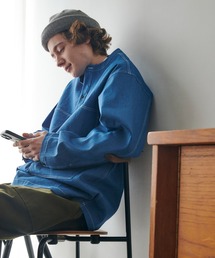 MAISON CLUB（メゾンクラブ）の「【MAISON CLUB】U.S.ARMY バンドカラーデニムプルオーバーシャツ（シャツ/ブラウス）」