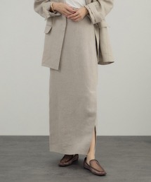 SALON adam et rope' | リネンドンゴロススカート/セットアップ対応(スカート)