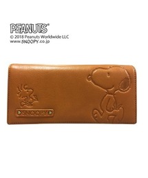 SNOOPY（スヌーピー）の「スヌーピー ウォーク 牛革 長財布 OS（財布）」