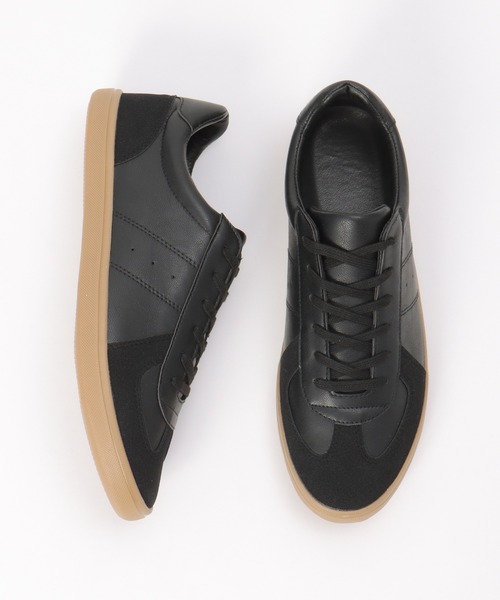 ikka（イッカ）の「ジャーマントレーナー（スニーカー・メンズ・ホワイト/ブラック・M/L/XL）」の3枚目の写真