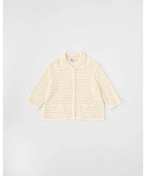 Traditional Weatherwear(トラディショナルウェザーウェア)の「HANKHAM(ニット/セーター・レディース・マスタード/アイボリー/ブラック・S)」の1枚目の写真