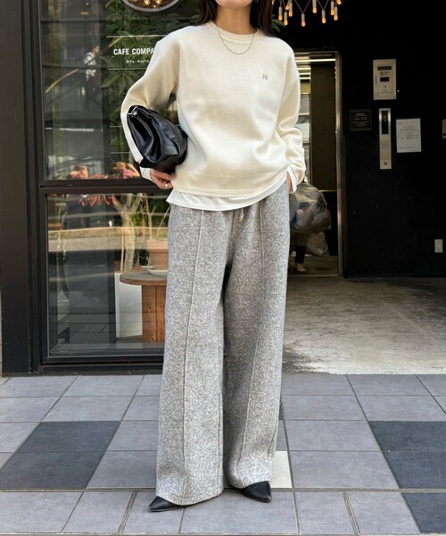 セール】ブークレーウールイージーパンツ（その他パンツ）｜fredy emue